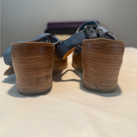 A.S.98 wedge leather sandal - Picture 5 of 7